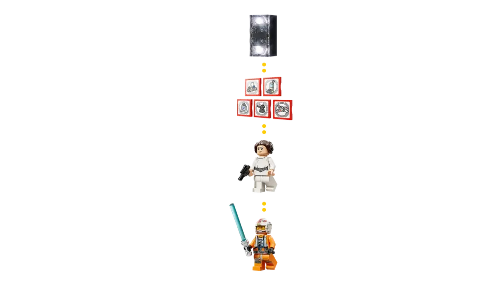 lego star wars 75423 smart play luke's red five x wing (8)