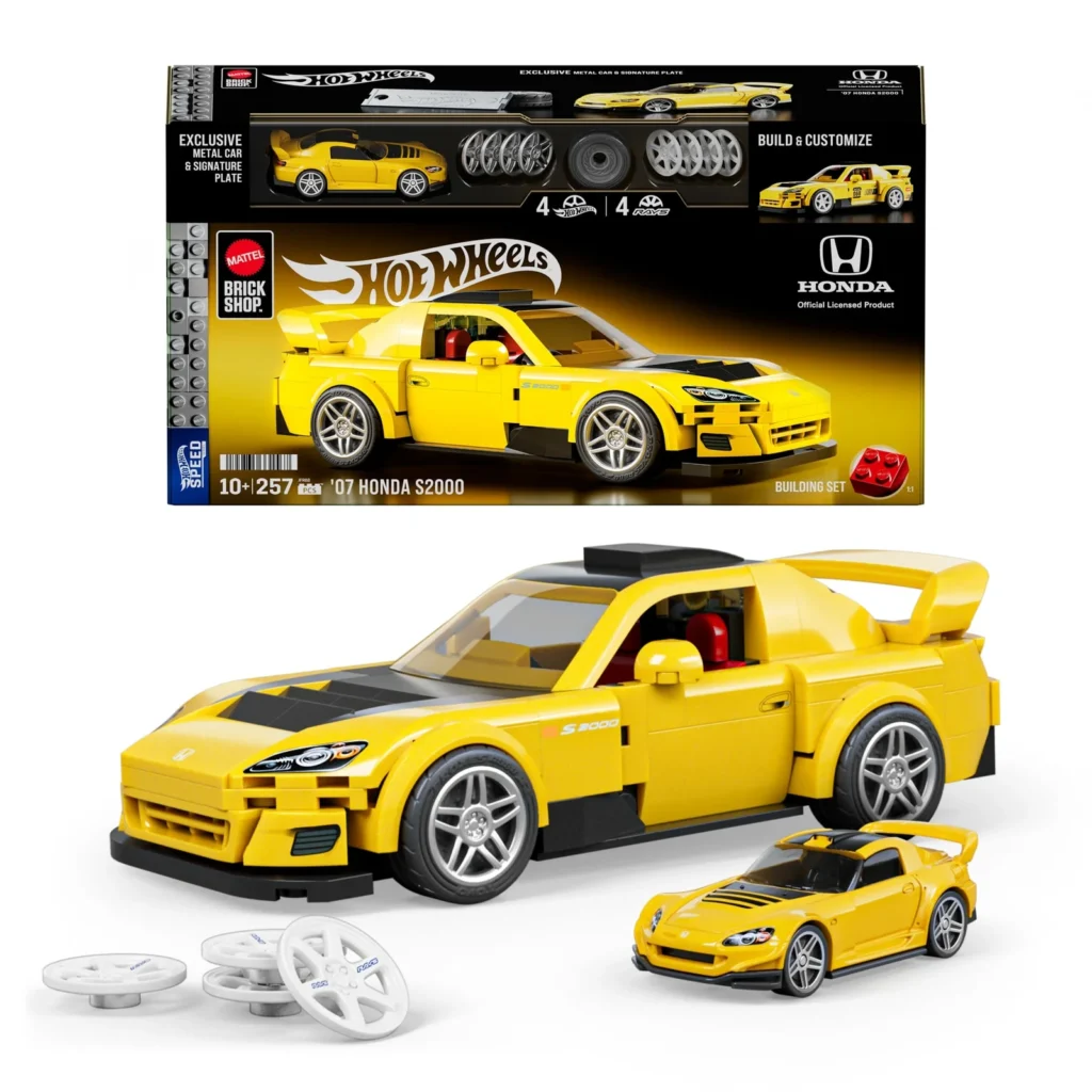 mattel brick shop hot wheels ’07 honda s2000 (1)