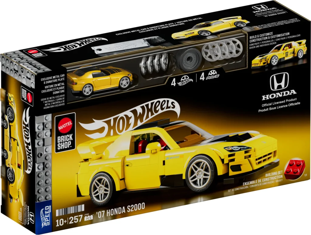 mattel brick shop hot wheels ’07 honda s2000 (2)