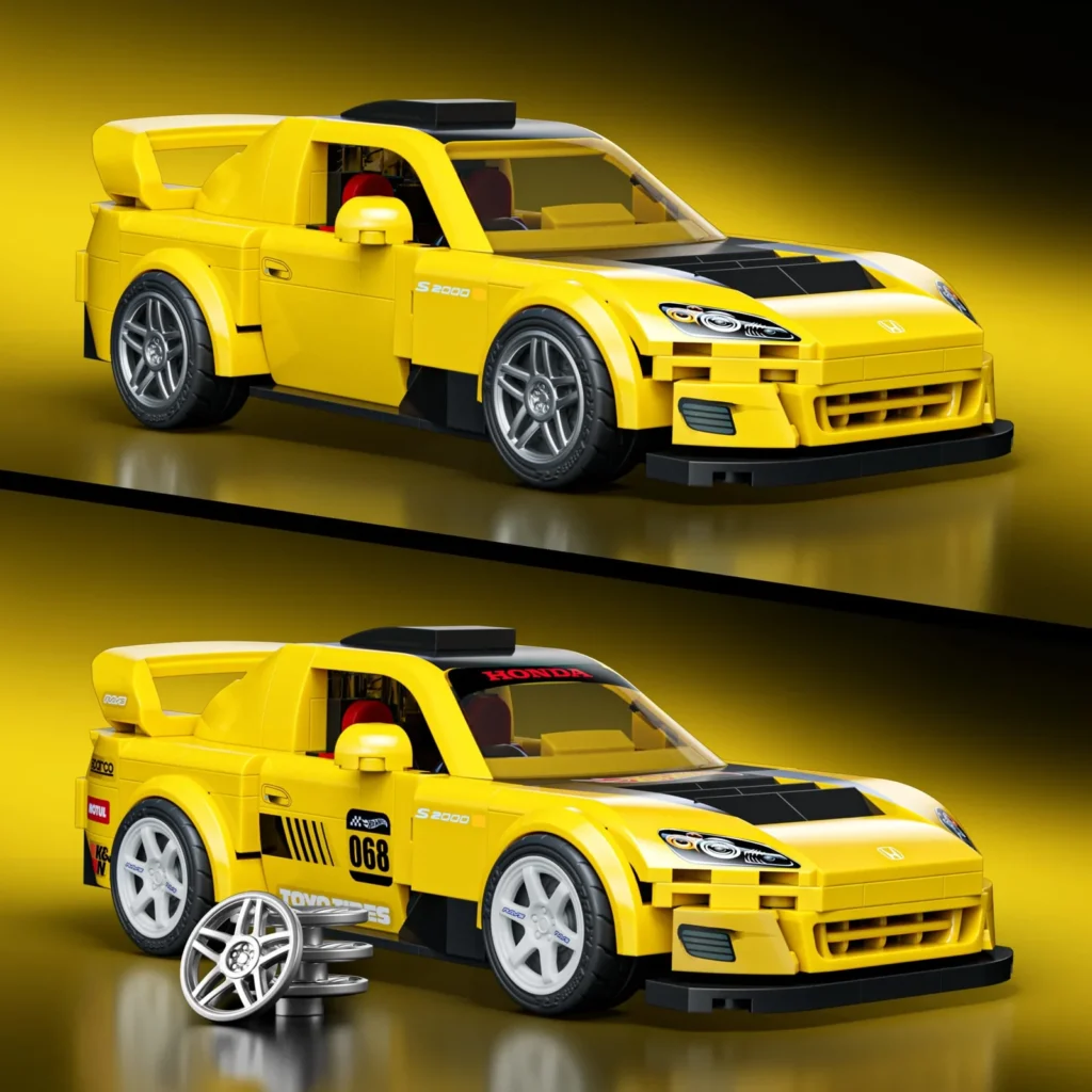 mattel brick shop hot wheels ’07 honda s2000 (6)