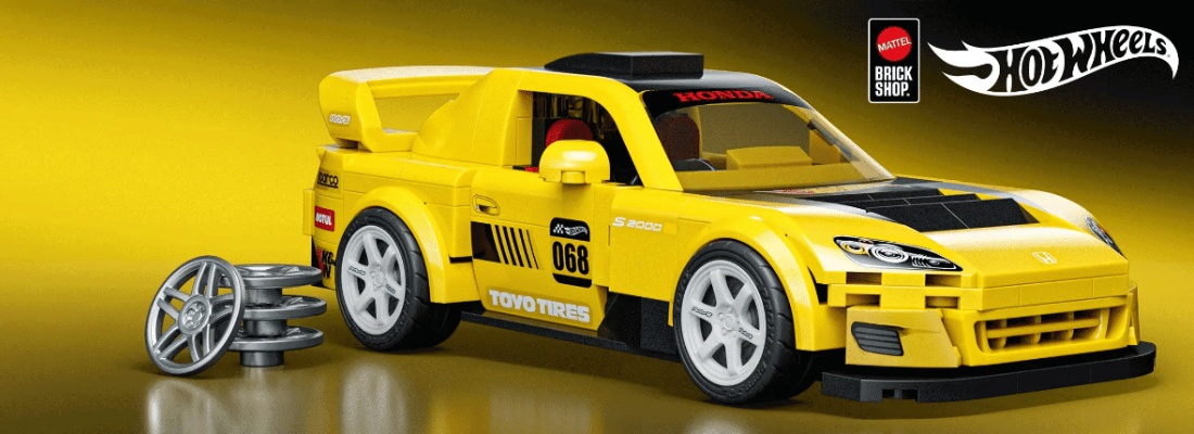 mattel brick shop hot wheels ’07 honda s2000