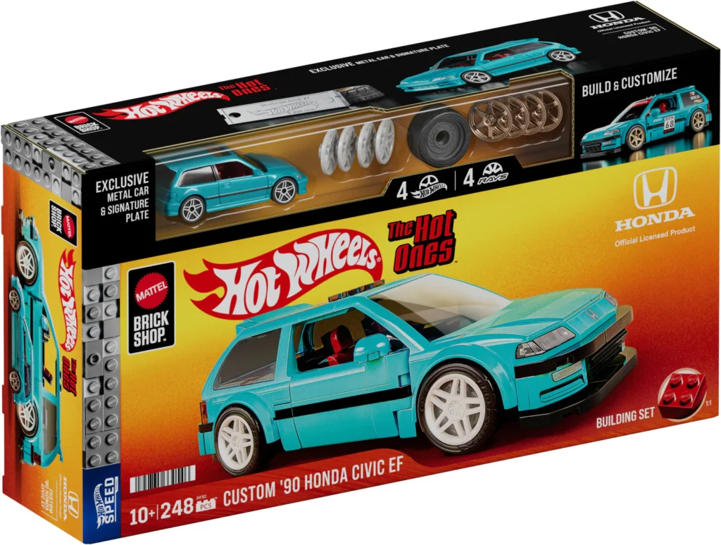 mattel brick shop hot wheels custom ’90 honda civic ef (2)