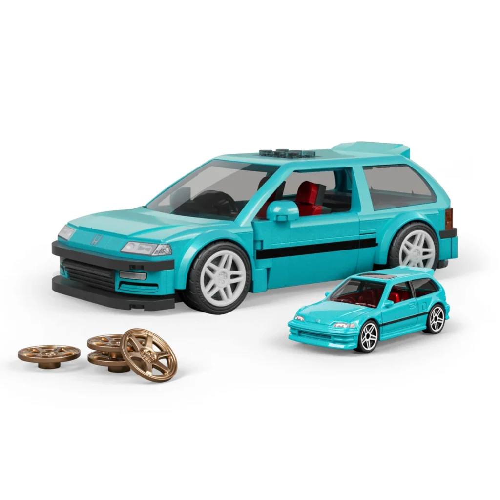 mattel brick shop hot wheels custom ’90 honda civic ef (7)