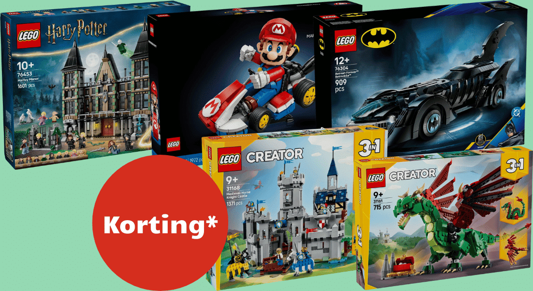 [Dagdeal] Tot 20% korting op populaire LEGO sets