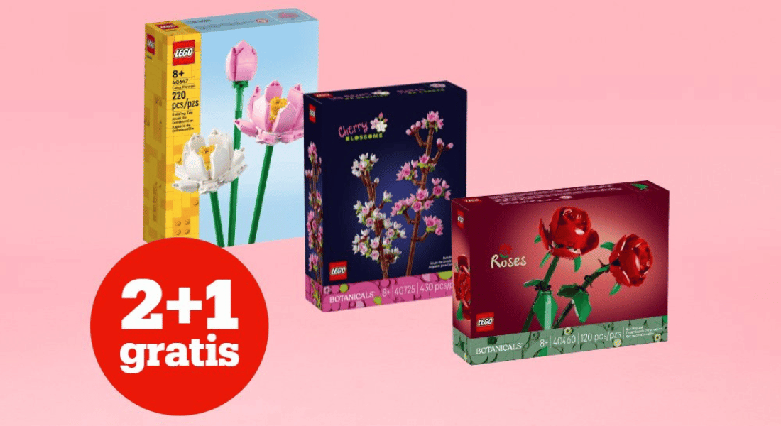 2+1 gratis op lego bloemen (2)