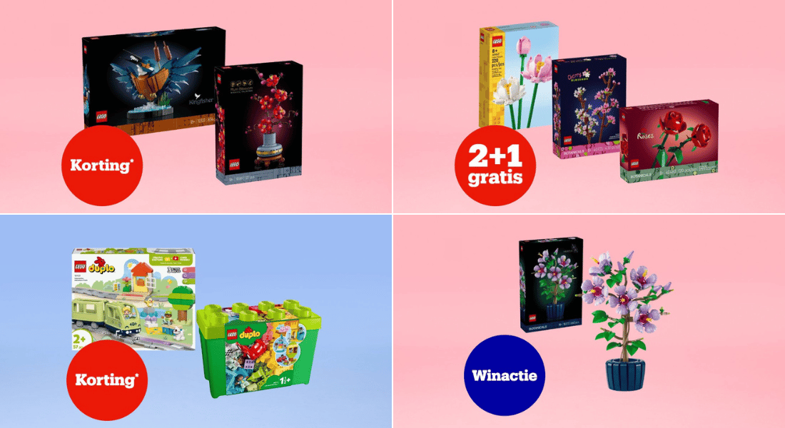 Profiteer van diverse LEGO deals bij Bol.com