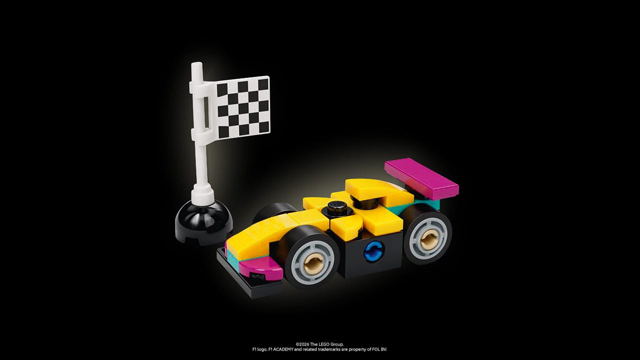 [Make & Take] Haal begin maart een gratis LEGO F1 Academy Minimodel op bij de LEGO Stores