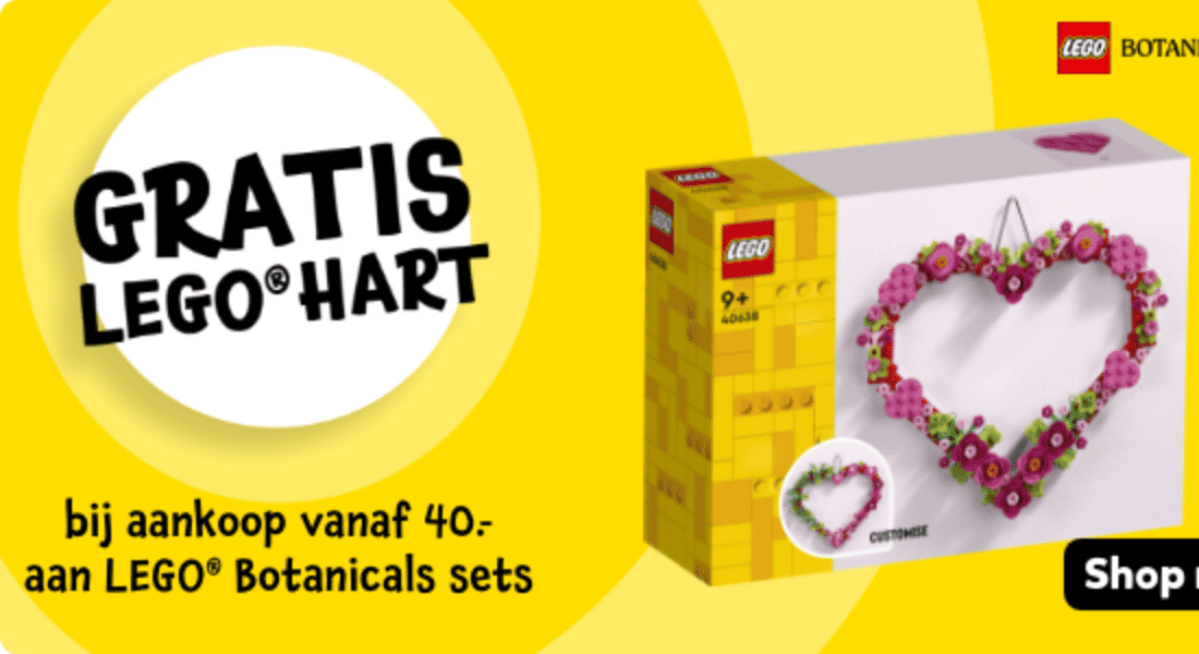 Gratis LEGO Hart bij aankoop van LEGO Botanicals