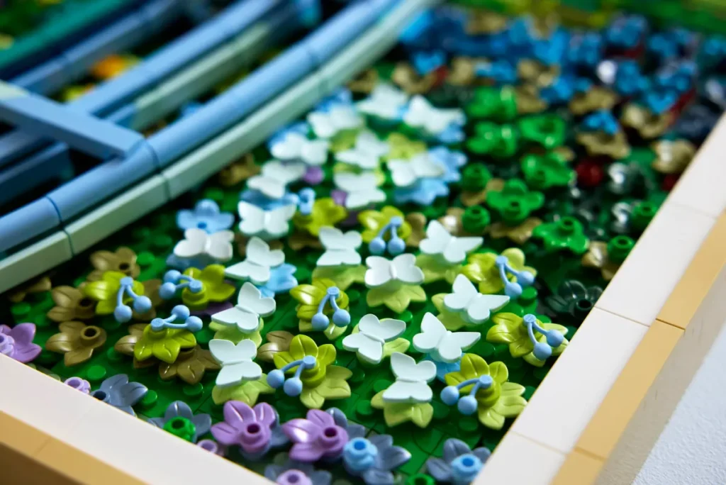 lego art 31220 claude monet – bridge over a pond of water lilies (1)