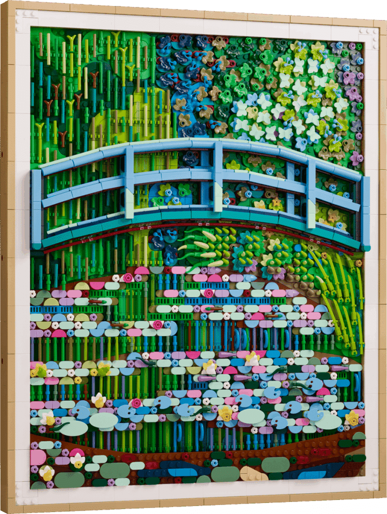 lego art 31220 claude monet – bridge over a pond of water lilies (2)