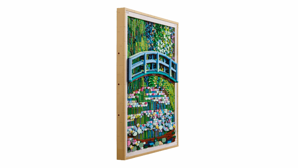 lego art 31220 claude monet – bridge over a pond of water lilies (4)