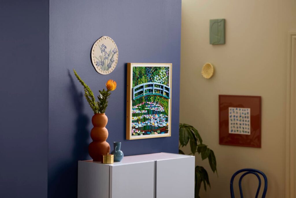 lego art 31220 claude monet – bridge over a pond of water lilies (6)