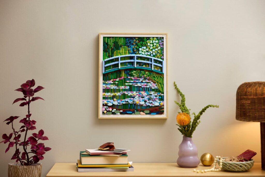 lego art 31220 claude monet – bridge over a pond of water lilies (7)