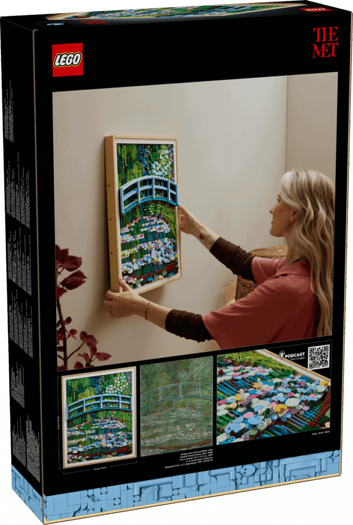 lego art 31220 claude monet – bridge over a pond of water lilies (7)