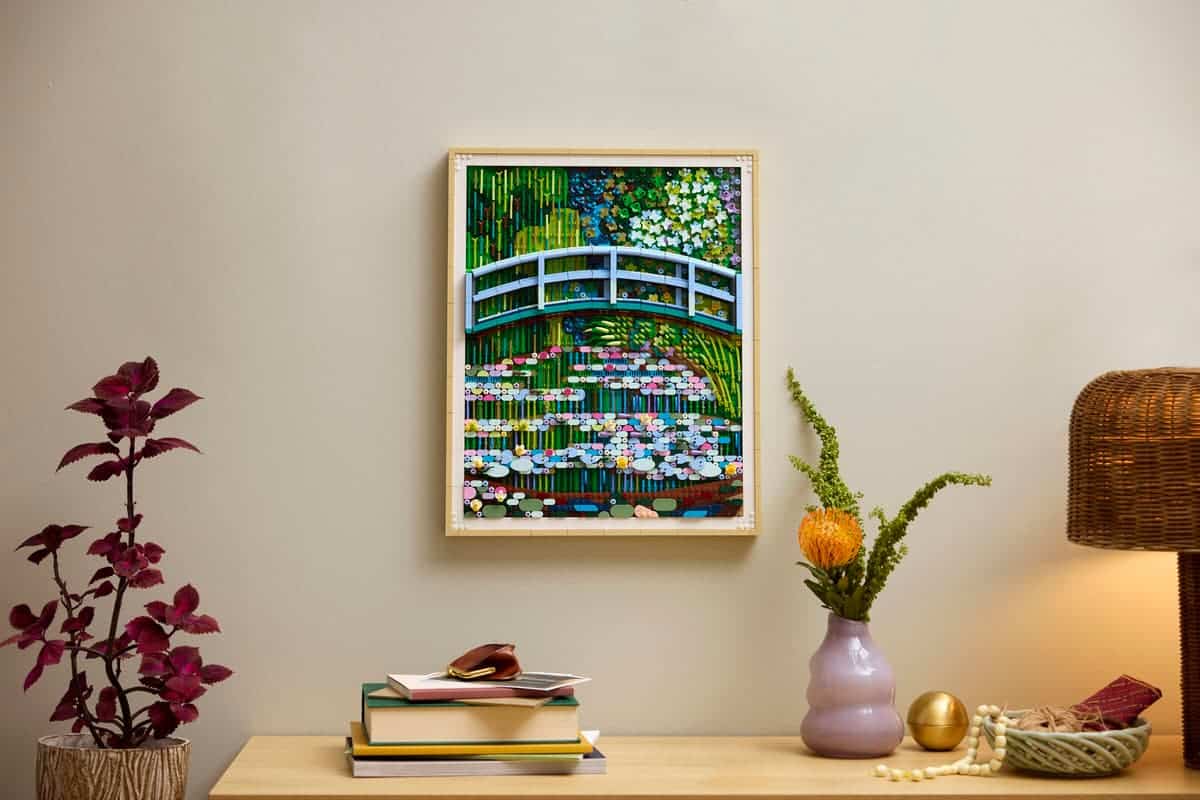 LEGO Art 31220 Claude Monet – Bridge over a Pond of Water Lilies onthuld voor een release in maart