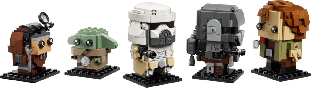 lego brickheadz 40856 the mandalorian and grogu allies & villains (1)