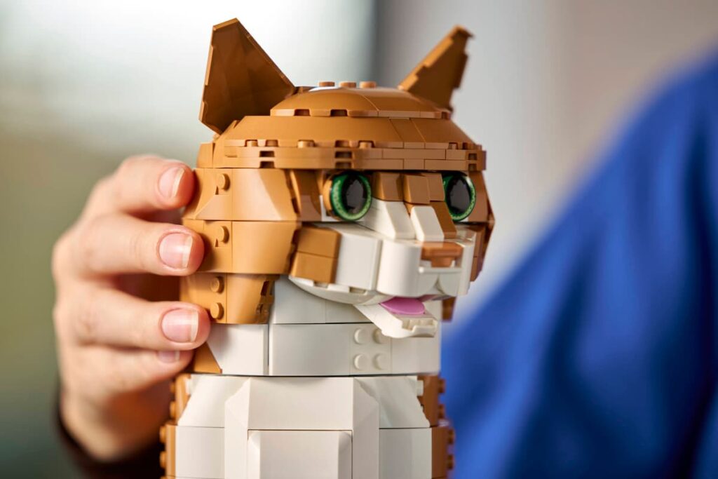 lego ideas 21376 orange cat (1)