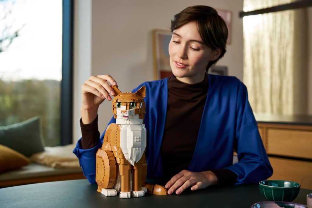 lego ideas 21376 orange cat (4)