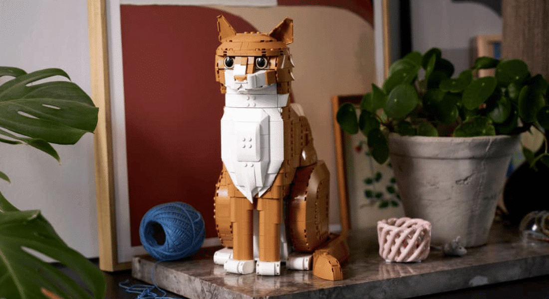lego ideas 21376 orange cat header