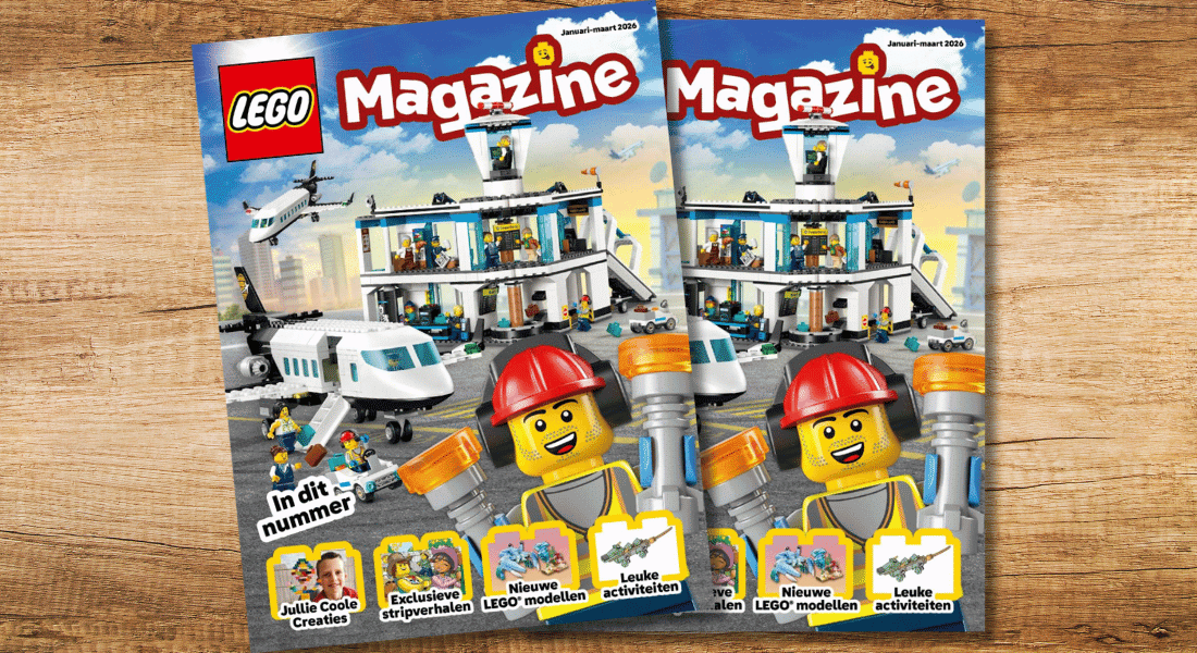Gratis LEGO Magazine januari – maart 2026 nu beschikbaar – vraag hem gratis aan voor jouw kind(eren)