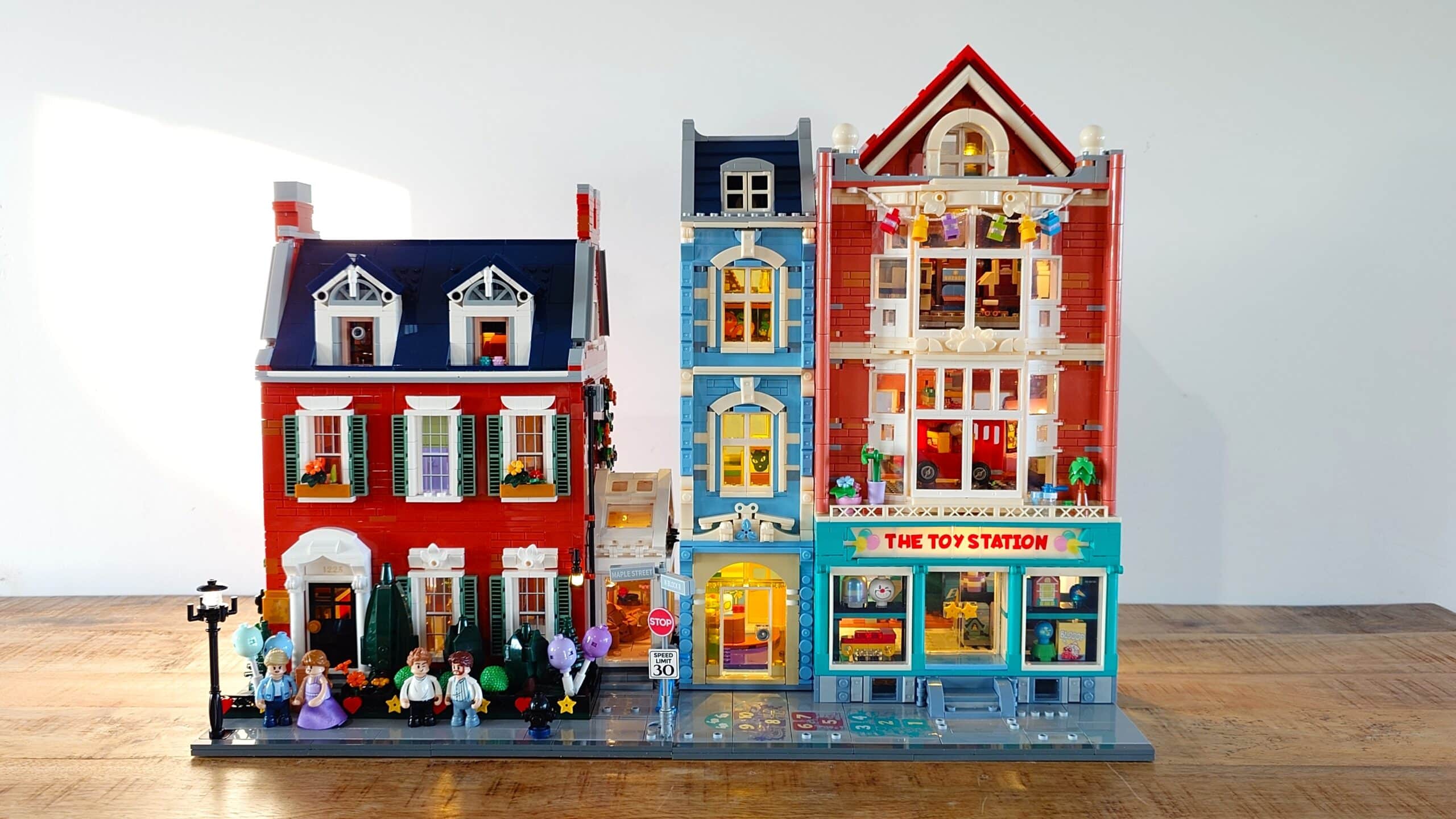 lumibricks redbrick row house review bouwsteentjes (29)
