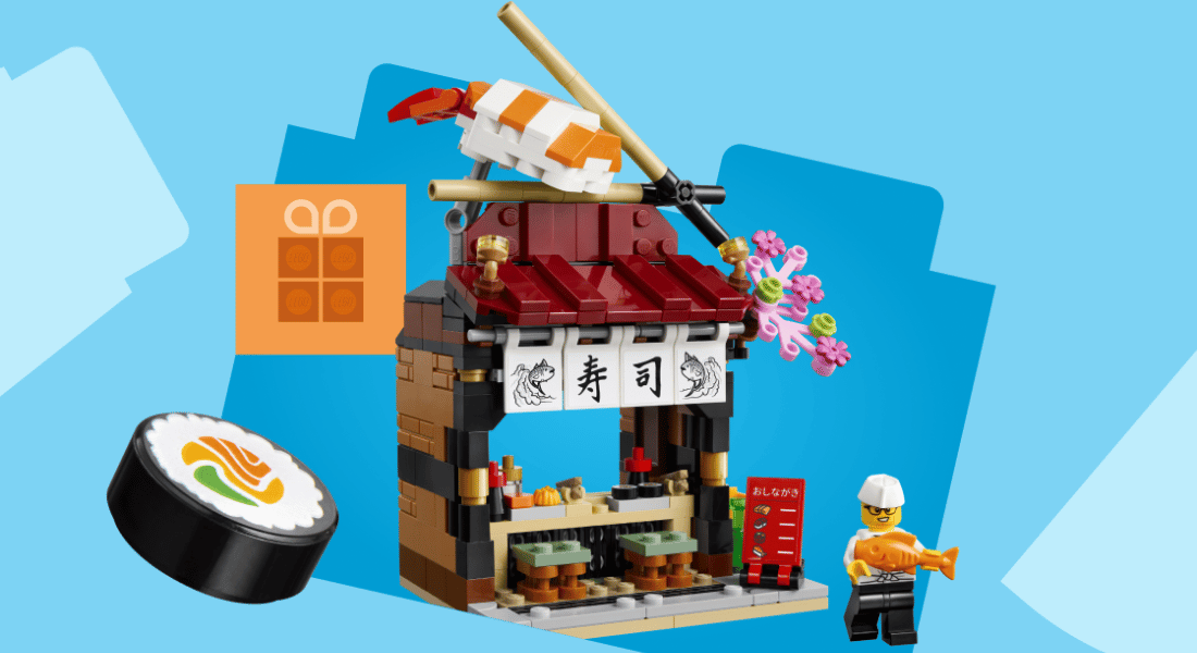 Je krijg de LEGO 40906 Restaurants of the World: Japan nu tijdelijk als cadeau bij aankopen