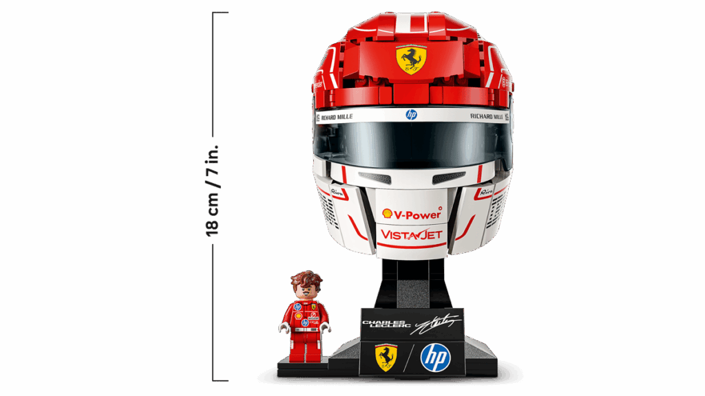 lego editions 43014 scuderia ferrari hp charles leclerc helmet (4)