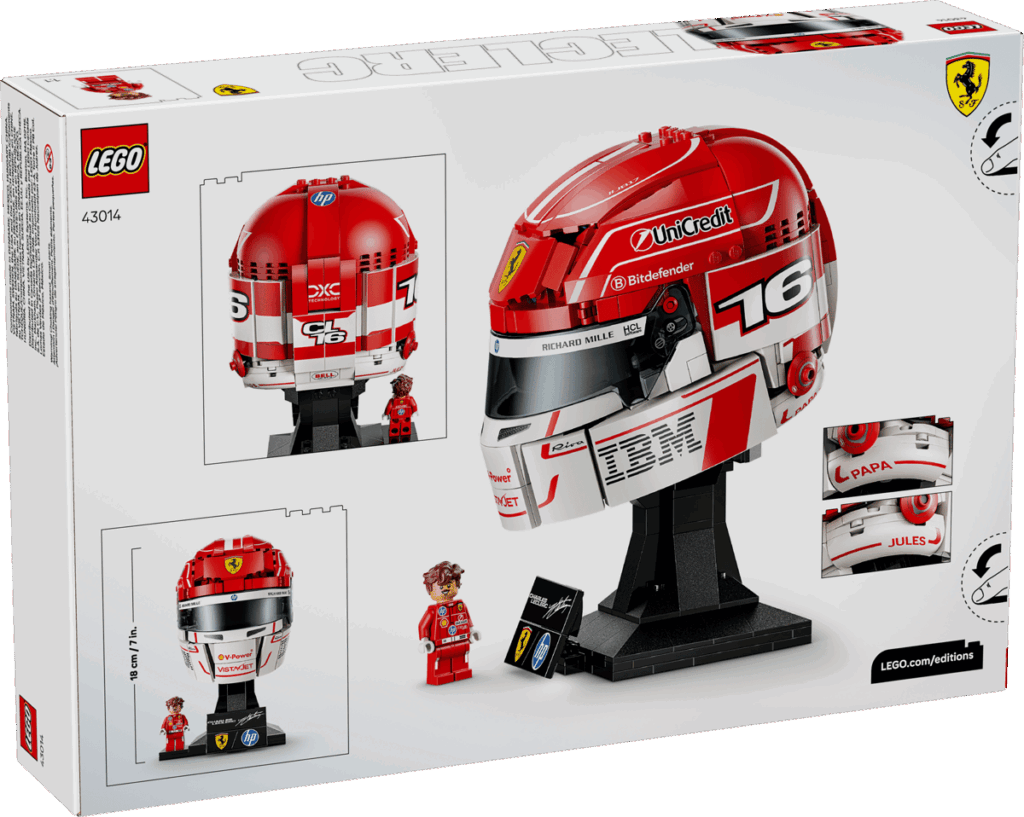 lego editions 43014 scuderia ferrari hp charles leclerc helmet (9)