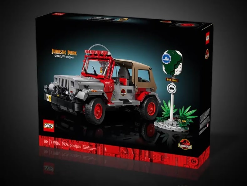 lego jurassic park jeep wrangler 77984