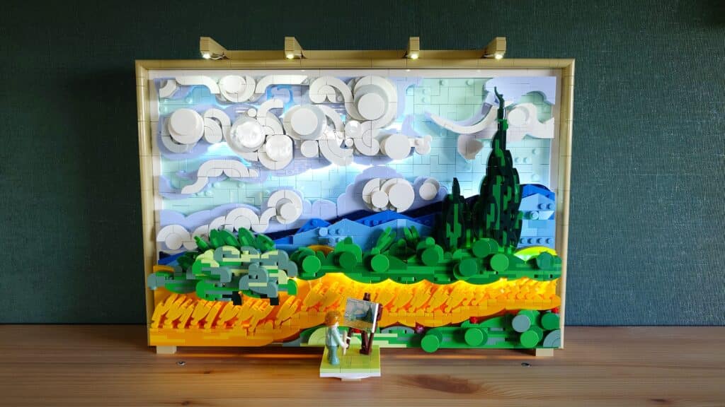 lumibricks wheatfield with cypresses review bouwsteentjes (1)