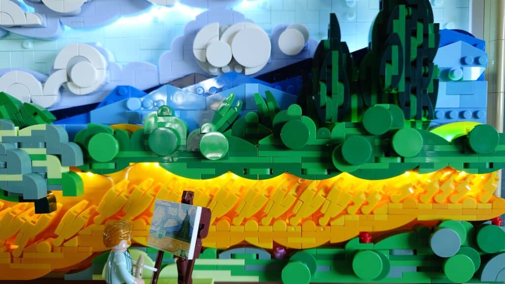 lumibricks wheatfield with cypresses review bouwsteentjes (12)