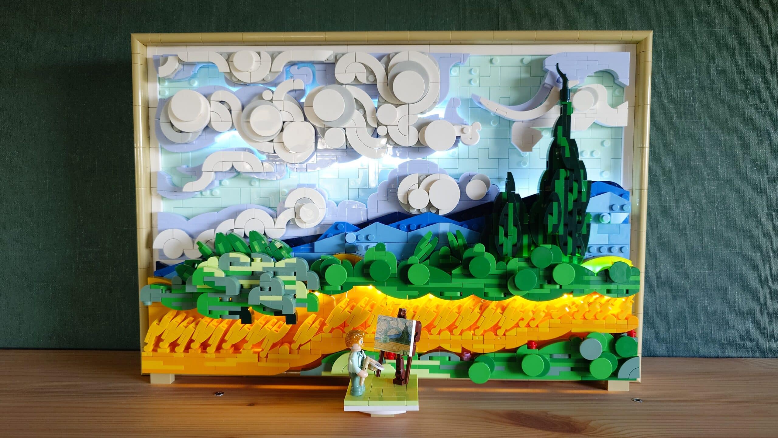 Review: Lumibricks Wheat Field with Cypresses – Impasto met steentjes komt redelijk goed uit de verf