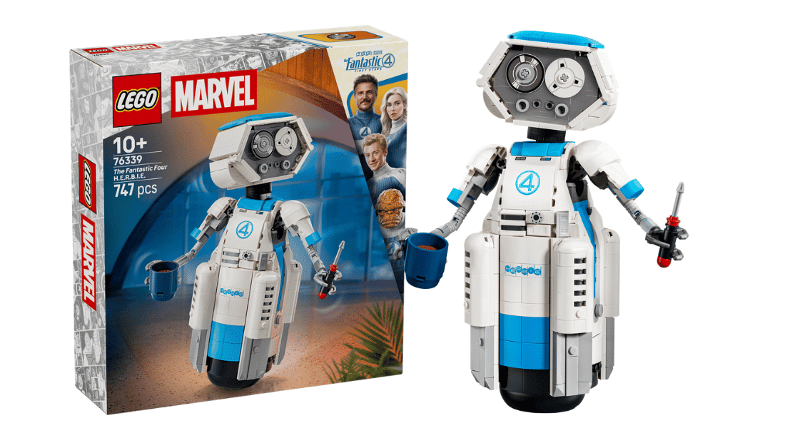 LEGO Marvel 76339 The Fantastic Four H.E.R.B.I.E. onthuld – deze sympathieke robot komt in augustus