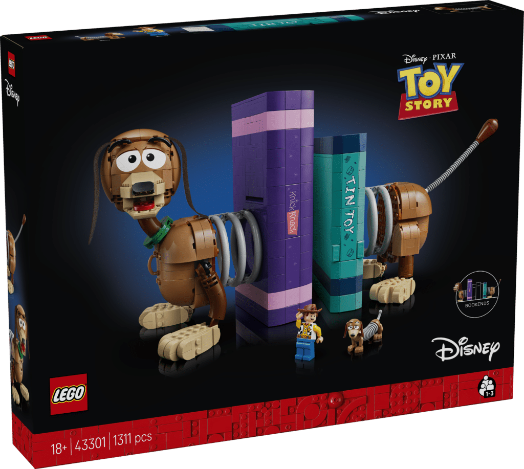 lego disney 43301 toy story slinky dog bookends (1)