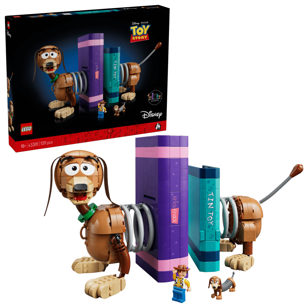 lego disney 43301 toy story slinky dog bookends (2)