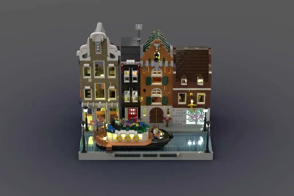 lego ideas amsterdam canal houses