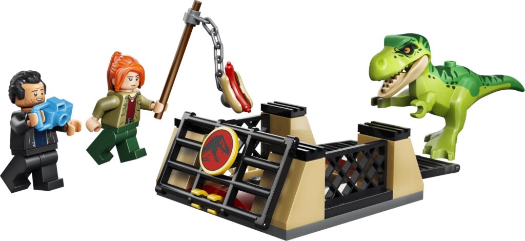 lego jurassic world 77978ย young t. rex transport truck (3)