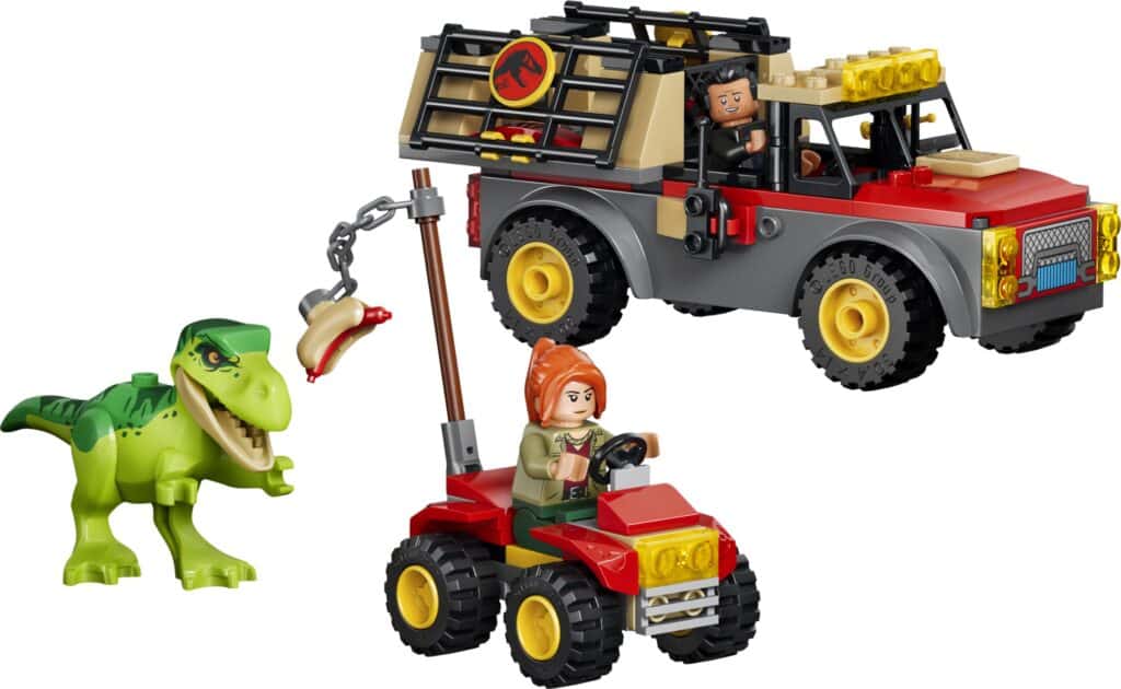 lego jurassic world 77978ย young t. rex transport truck (6)