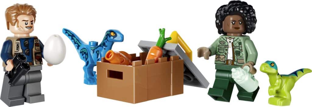 lego jurassic world 77981 velociraptor, stegosaurus & pteranodon rescue (6)