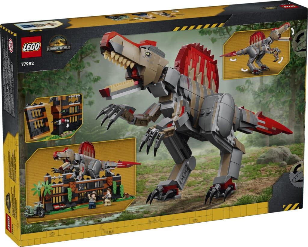 lego jurassic world 77982 spinosaurus dinosaur escape (2)