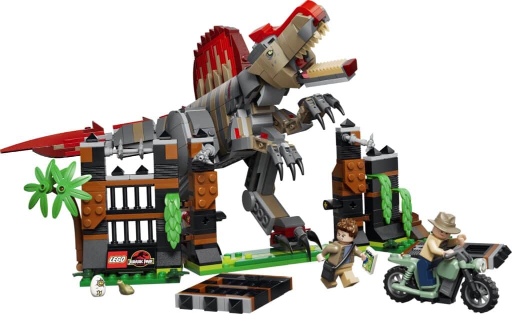 lego jurassic world 77982 spinosaurus dinosaur escape (6)