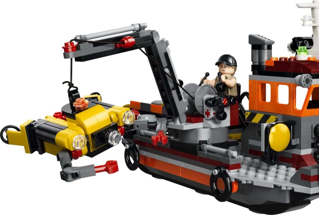 lego jurassic world 77983 mosasaurus dinosaur boat attack (4)