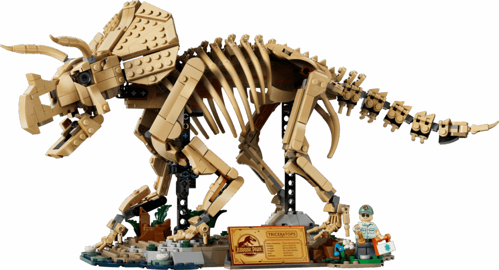 lego jurassic world 77985 dinosaur fossils triceratops (2)