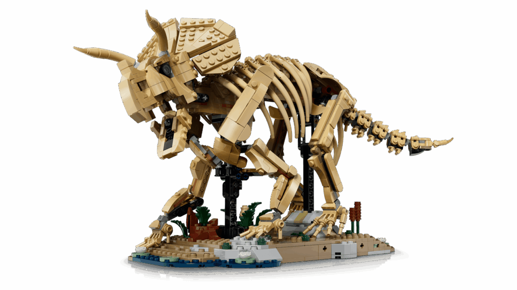lego jurassic world 77985 dinosaur fossils triceratops (4)