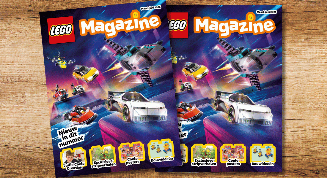 Gratis LEGO Magazine april – juni 2026 nu beschikbaar – vraag hem gratis aan voor jouw kind(eren)