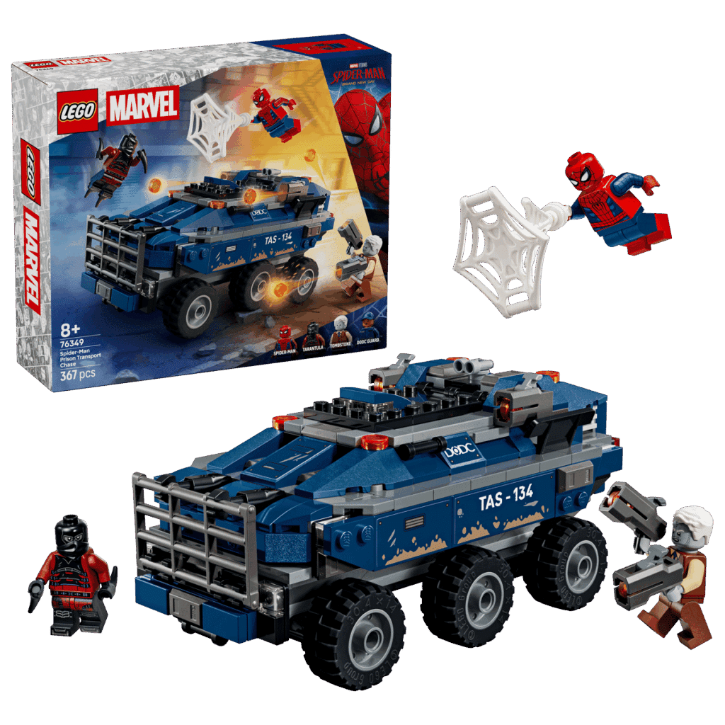 lego marvel 76349 spider man chases the prison transport (1)