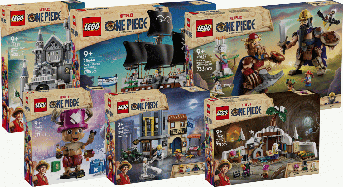 Zes nieuwe LEGO One Piece sets aangekondigd – release in augustus