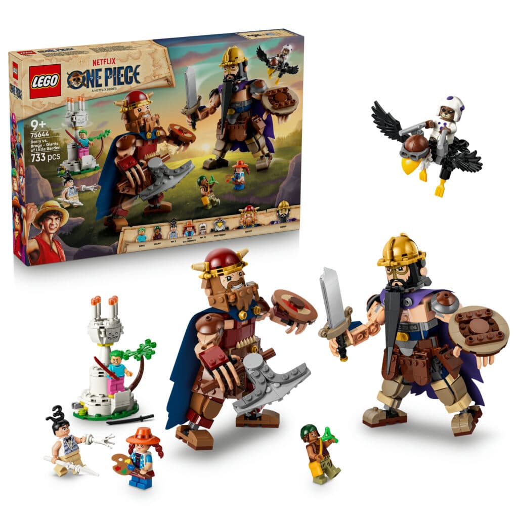 lego one piece 75644 dorry vs. brogy – giants of little garden (1)