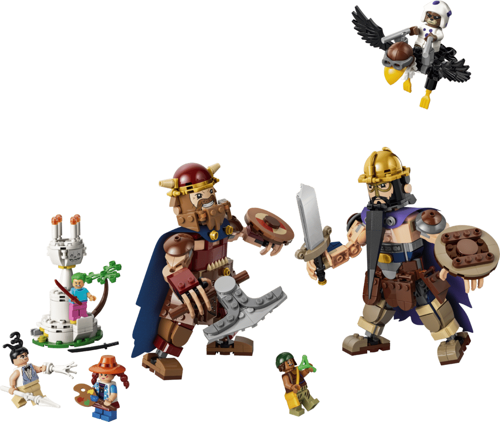 lego one piece 75644 dorry vs. brogy – giants of little garden (1)