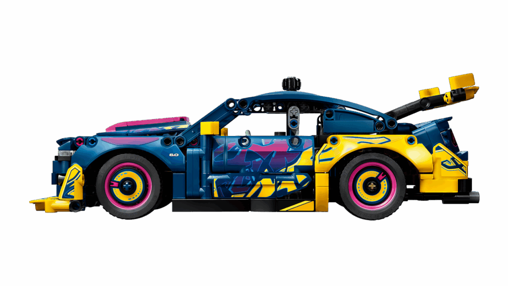 lego technic 42236 custom garage ford mustang gt car (4)